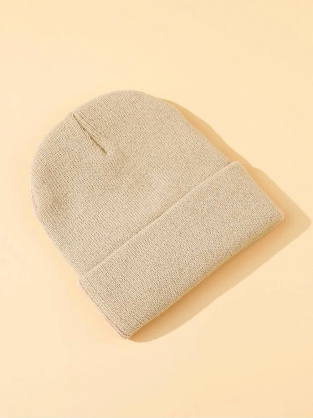 SHEIN Expression Smile Embroidered Beanie - Picture 3 of 3
